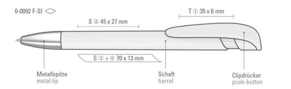 Uma Druckkugelschreiber Yes F SI