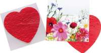 Herzliche Blumengüße, bunte Blumenmischung, 1-4 c Digitaldruck inklusive