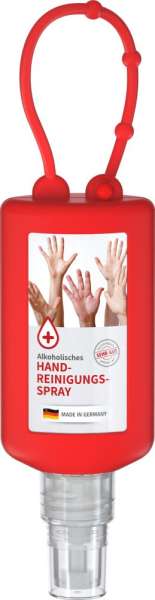 Handreinigungsspray, 50 ml Bumper Body Label (R-PET)