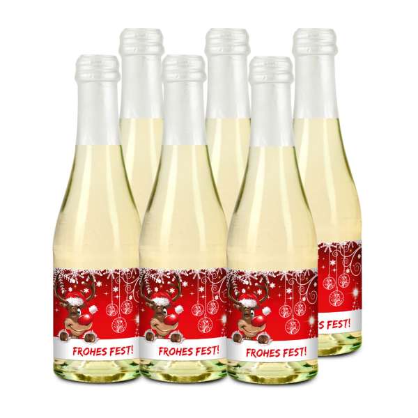 Präsentset 6x Frohes Fest, 0,2 l