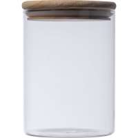 Vorschau: Dose aus Borosilikatglas mit Bambusdeckel, 700ml Vorschau: Dose aus Borosilikatglas mit Bambusdeckel, 700ml