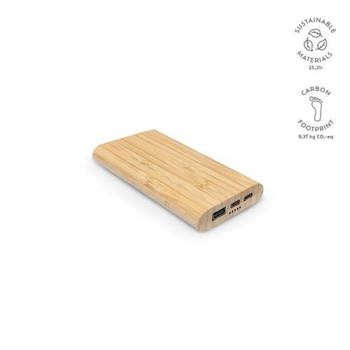Pythagoras Powerbank Batterie Bambus 10 000 mAh