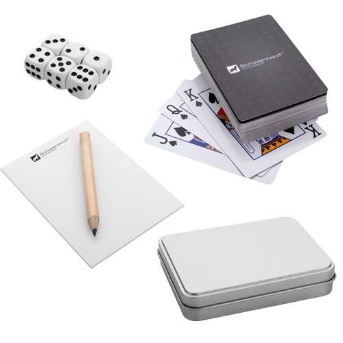 wolf outdoor® YARRA Reiseset bestehend aus Spielkarten und Würfeln
