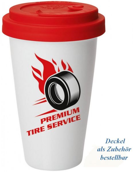 Porzellanbecher Coffee2Go, doppelwandig