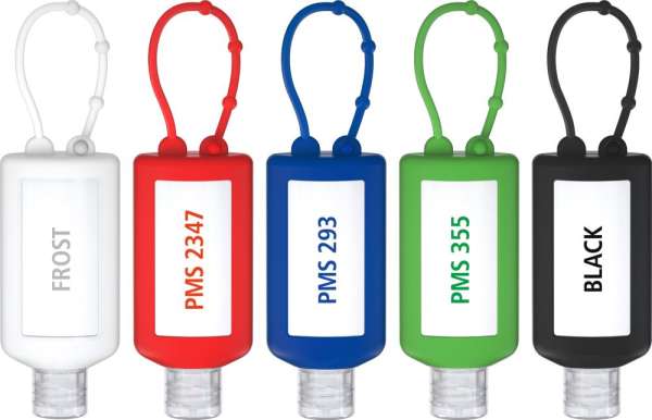 Handreinigungsgel, 50 ml Bumper, Body Label (R-PET)