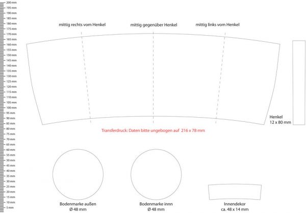 Porzellanbecher Kyoto