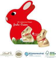 Promotion-Card Hase Goldhase von Lindt