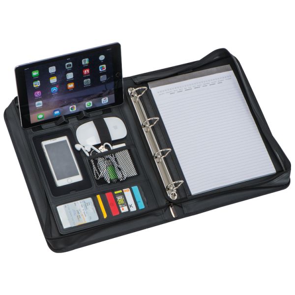 A4 Schreibmappe mit Ringbuchmechanik