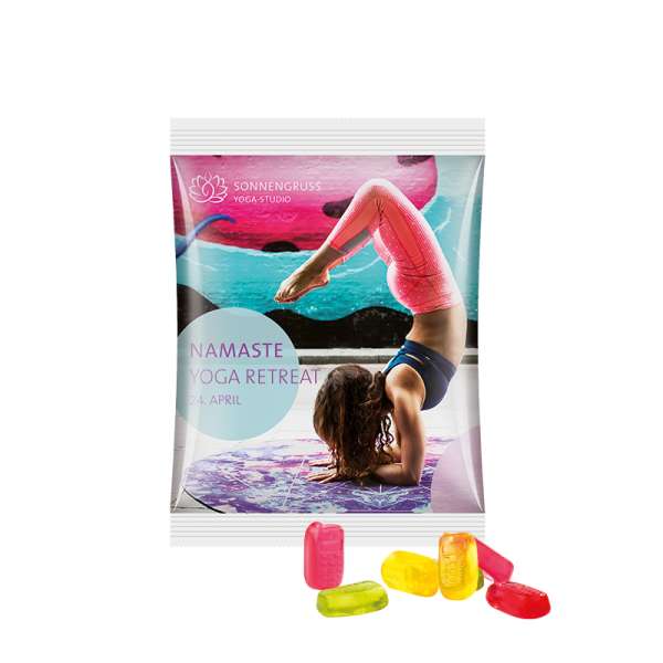 Maxitüte, Folie weiß, Trolli Fruchtgummi Handy