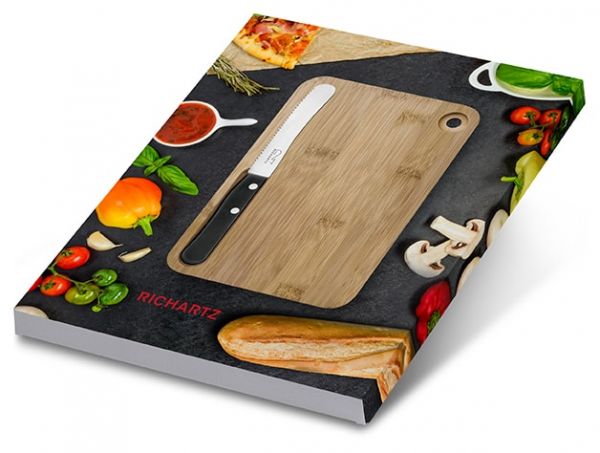 Geschenkset FRÜHSTÜCK cut and eat Messer und Schneidebrett