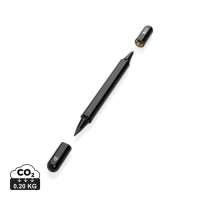 Vorschau: Swiss Peak Storm Dual-Tip-Pen aus RCS recyceltem Aluminum Vorschau: Swiss Peak Storm Dual-Tip-Pen aus RCS recyceltem Aluminum