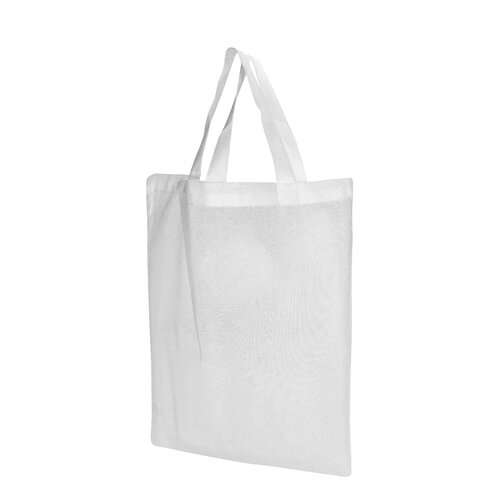 Baumwolltasche mit kurzen Griffen - 135 g/m² - 38 x 42 cm