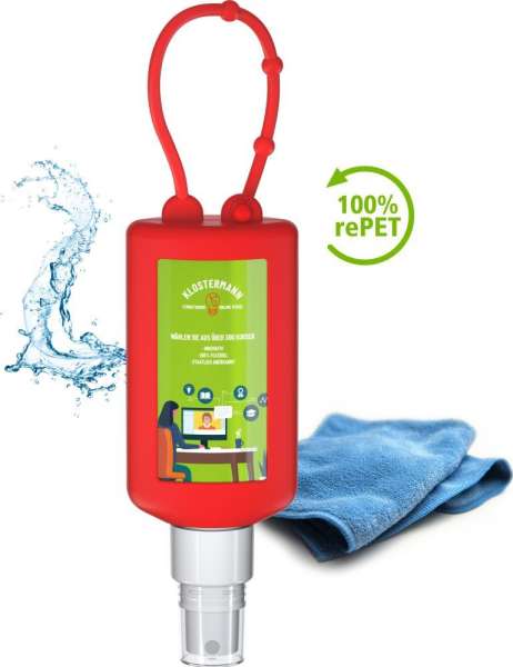 Smartphone & Arbeitsplatz-Reiniger, 50 ml Bumper, Body Label (R-PET)