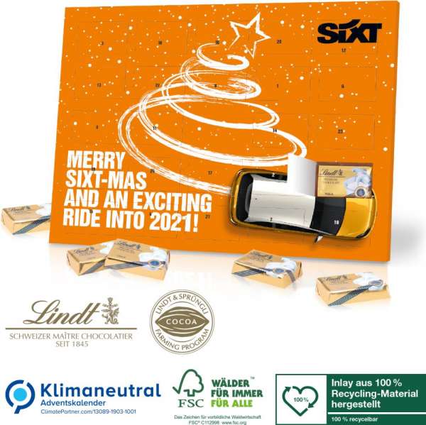 Tisch-Adventskalender Lindt Select Edition
