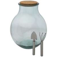 Tier Flaschengarten aus recyceltem Glas