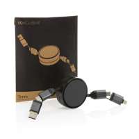 Terra aufrollbares 6-in-1 45W-Kabel aus RCS recyc. Aluminium Terra aufrollbares 6-in-1 45W-Kabel aus RCS recyc. Aluminium