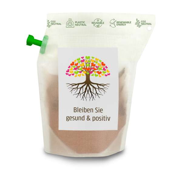 Bleiben Sie Gesund &amp; positiv Wellness-Tee
