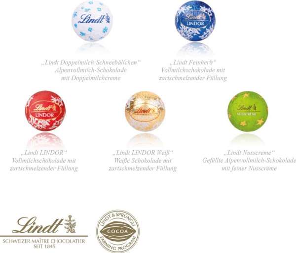 Lindt 2 in 1 Adventskalender Jahresplaner