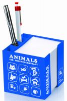 Vorschau: Zettelbox Standard mit Köcher Vorschau: Zettelbox Standard mit Köcher