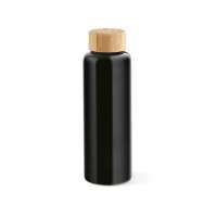Vorschau: Indus Trinkflasche aus Borosilikatglas mit Bambusdeckel, 510 ml Vorschau: Indus Trinkflasche aus Borosilikatglas mit Bambusdeckel, 510 ml