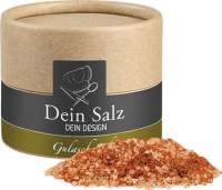 Gulasch Schaschlik Salz, ca. 55g, Eco Pappdose Mini individuell