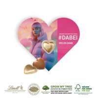 SCHOKOKARTE "Herz" MIT LINDT HERZ