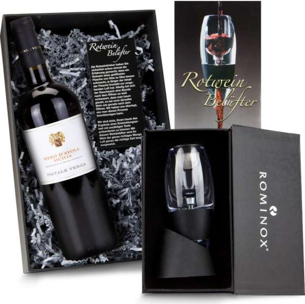 Präsentset Rotweinbelüfter für's Glas