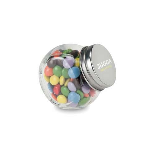 CHOCKY Schokolinsen im Glasspender