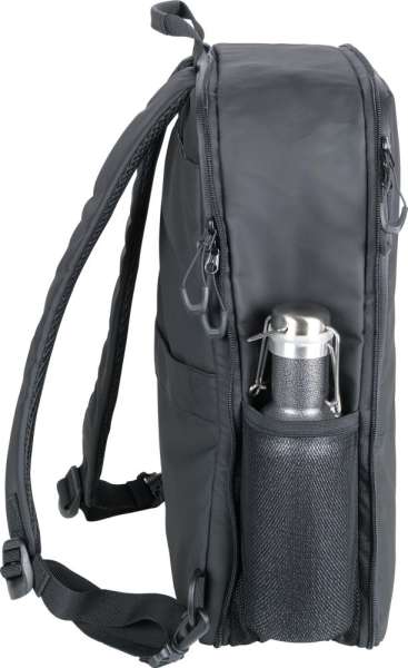 TROIKA Laptop-Rucksack TROIKA BLACK EXPANDABLE