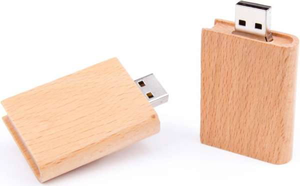 USB Stick Wood Book