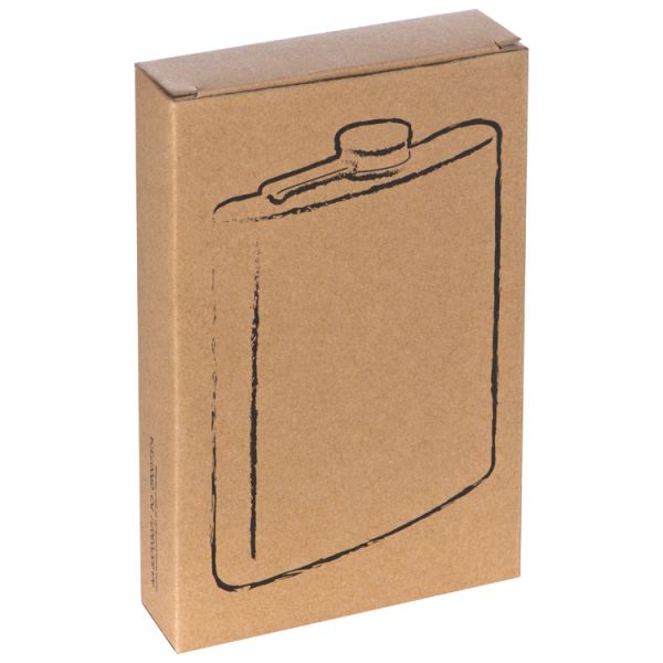 Flachmann aus Edelstahl, 237ml