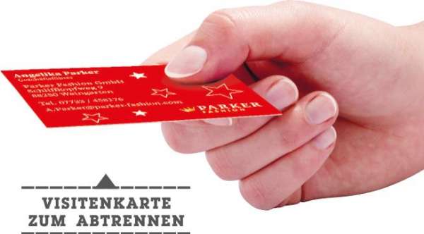 Werbekarte Visitenkartenformat, Mini-Schoko Weihnachtsmann
