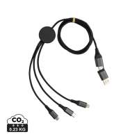 Vorschau: Terra 120cm 6-in-1-Kabel aus RCS recyceltem Aluminium Vorschau: Terra 120cm 6-in-1-Kabel aus RCS recyceltem Aluminium