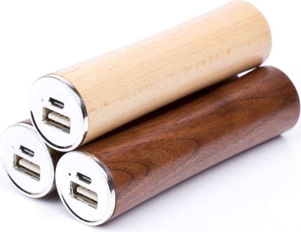 Powerbank Holz