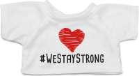 WESTAYSTRONG! Mini-T-Shirt für Plüschartikel