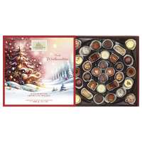 Weihnachtspräsent Trüffel und Pralinen-Auslese mit Einschieber