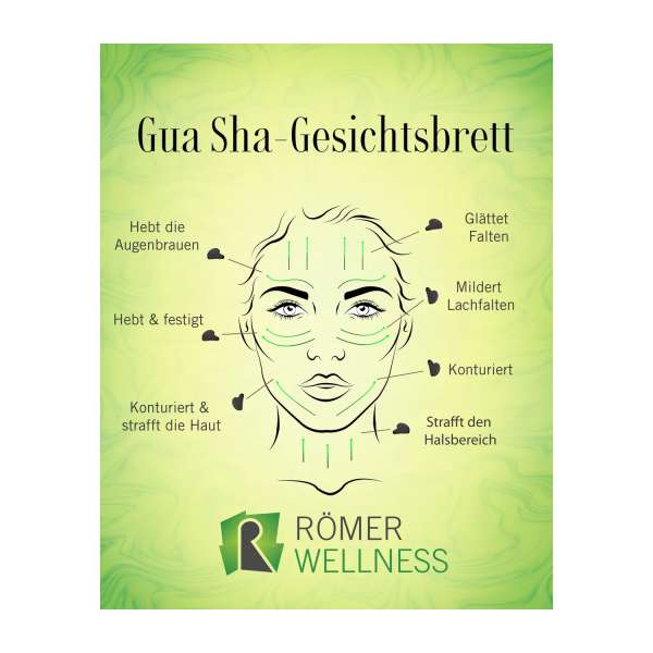 Massagestein Gua Sha Gesichtsmassage