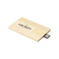 Vorschau: CreditCard USB Bamboo 64 GB Vorschau: CreditCard USB Bamboo 64 GB