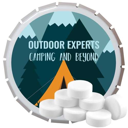 Bio Pfefferminz Drops, ca. 20g, Klick-Klack Dose weiß