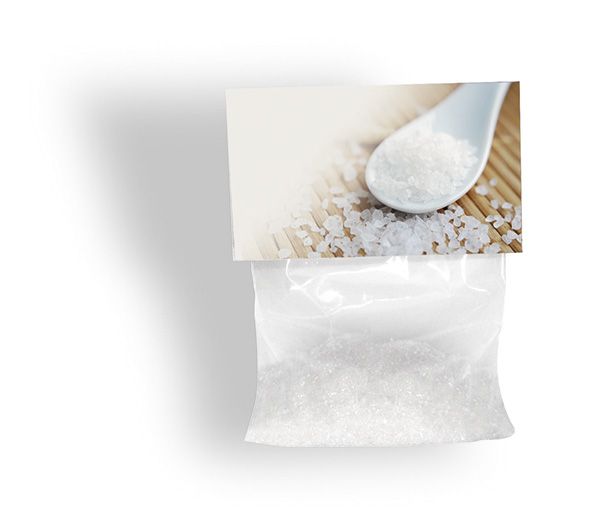 Salzpäckchen, 1-4 c Digitaldruck inklusive