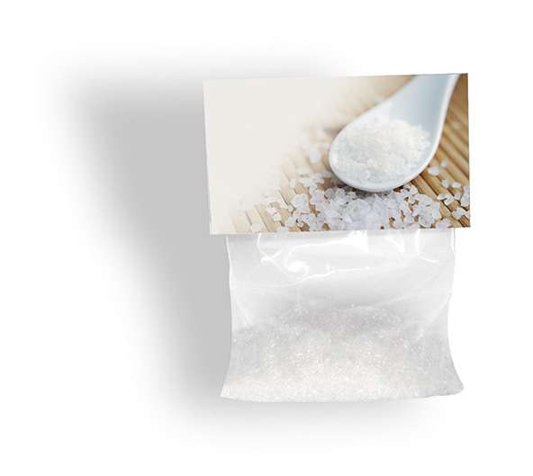 Salzpäckchen, 1-4 c Digitaldruck inklusive