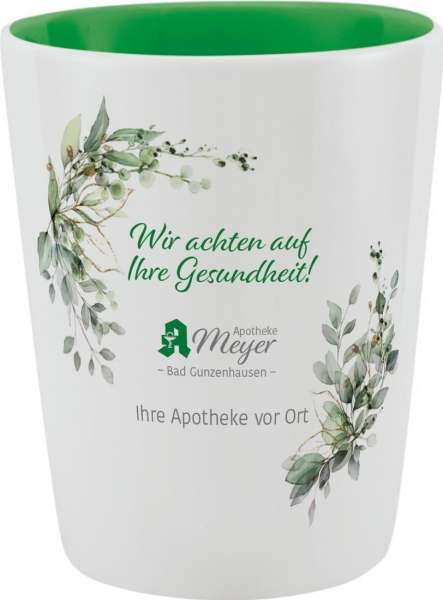 Porzellanbecher Madrid ohne Henkel (Made in EU)