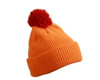 Pompon Hat with Brim