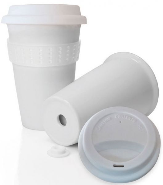 Porzellanbecher Coffee2Go, doppelwandig