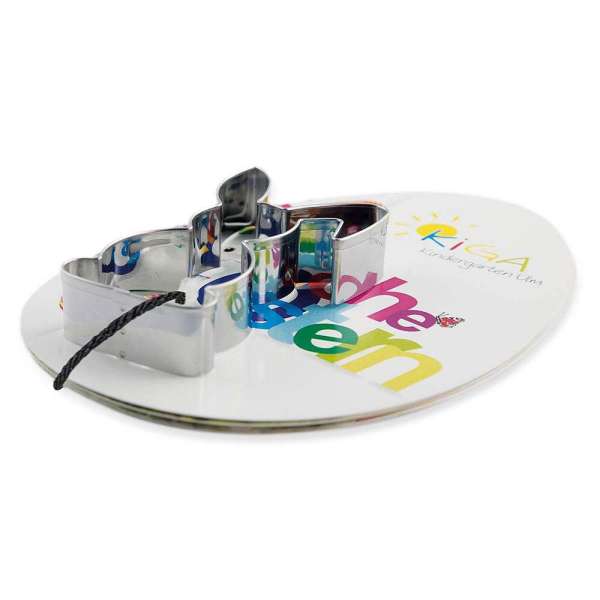 Backförmchen mit Rezeptblock Osterei - Hase 1