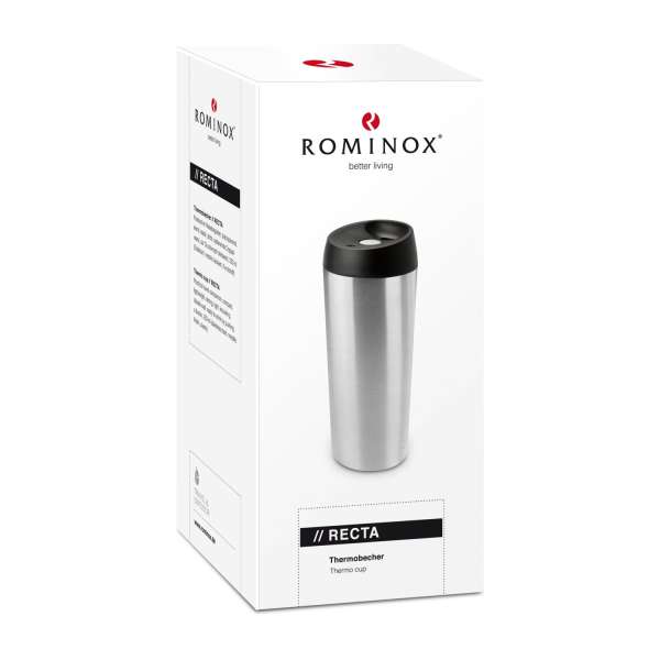 Isolierbecher Recta 500ml – Edelstahl