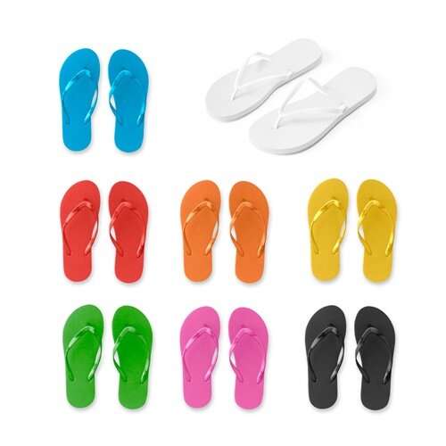 MAUPITI L / XL. Bequeme Flip-Flops mit PE-Sohle und PVC-Riemen