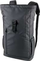 TROIKA Roll Top Rucksack TROIKA BLACK ROLL TOP