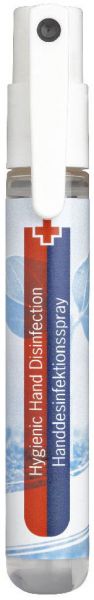 SaniStick - Hygienisches Handdesinfektionsspray inkl. 4c-Etikett
