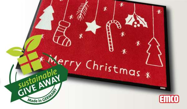 Werbematte Weihnachten div. Designs 60 x 90 cm